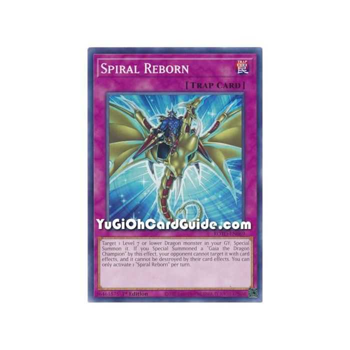 Spiral Reborn (Common) – Rise of the Duelist | Carta YUGIOH en México