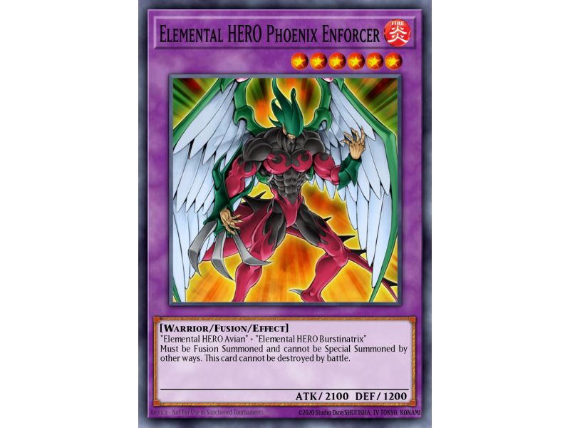 Elemental HERO Phoenix Enforcer (Super Rare)