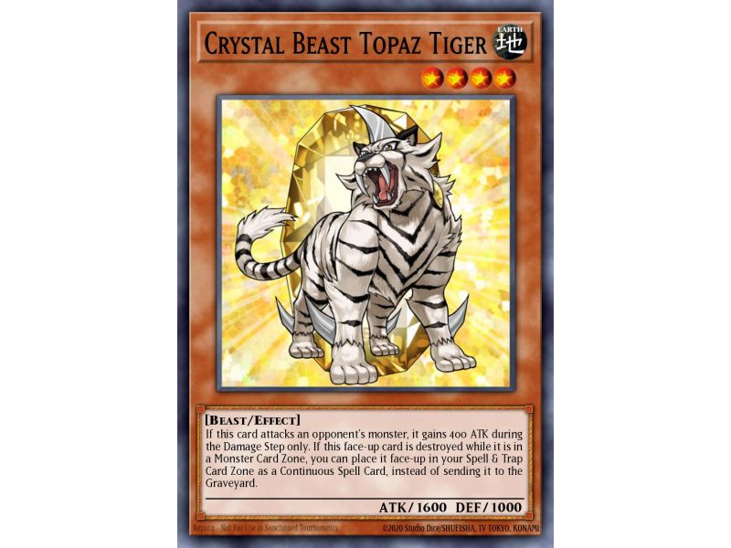 Crystal Beast Topaz Tiger (Common)