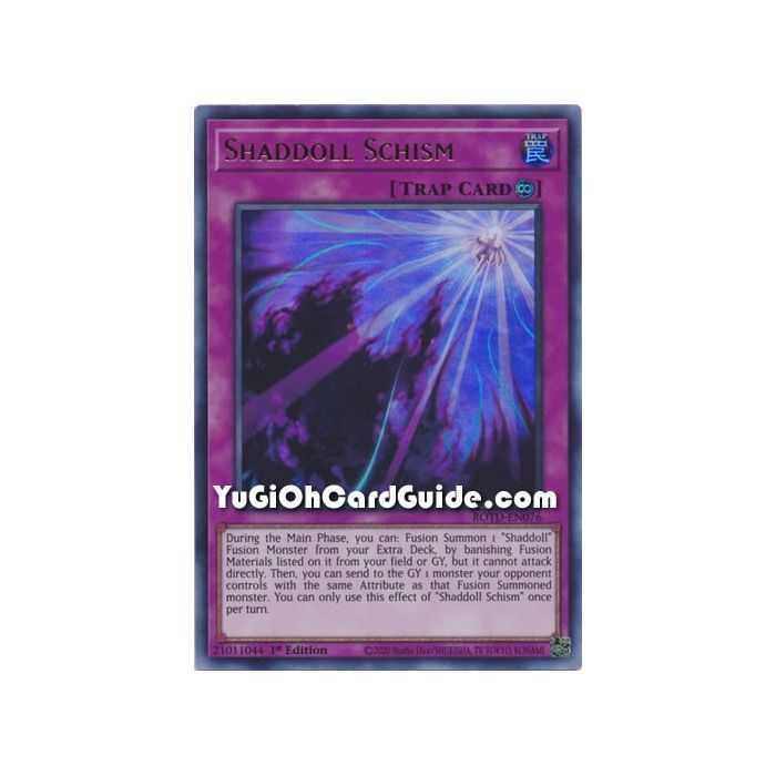 Shaddoll Schism (Ultra Rare) – Rise of the Duelist | Carta YUGIOH en México