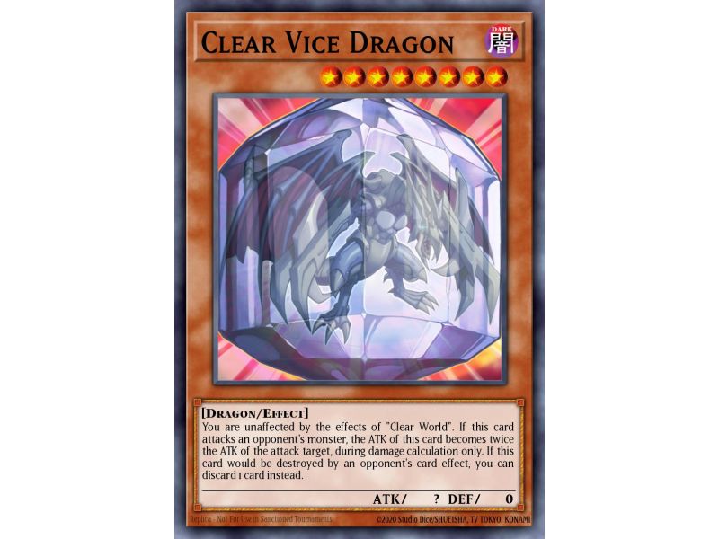 Clear Vice Dragon (Super Rare)