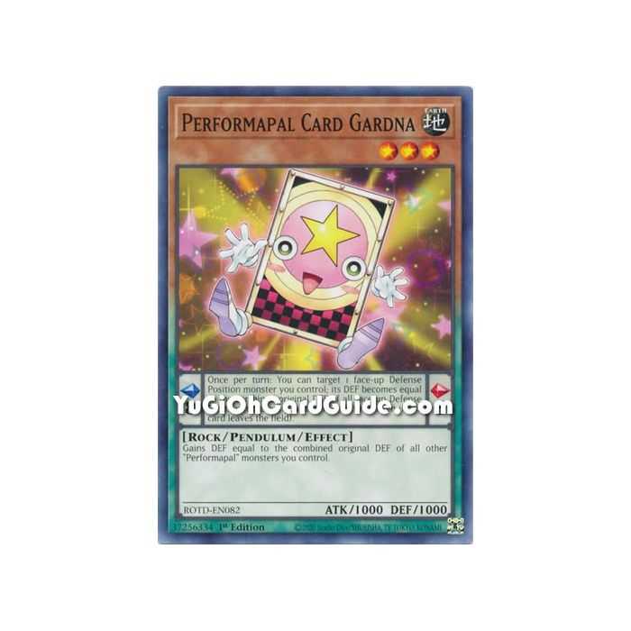 Performapal Card Gardna – Rise of the Duelist | Carta YUGIOH en México