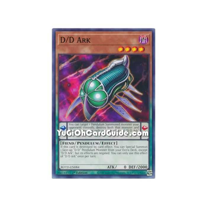 D/D Ark (Common) – Rise of the Duelist | Carta YUGIOH en México