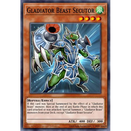Gladiator Beast Secutor (Secret Rare)