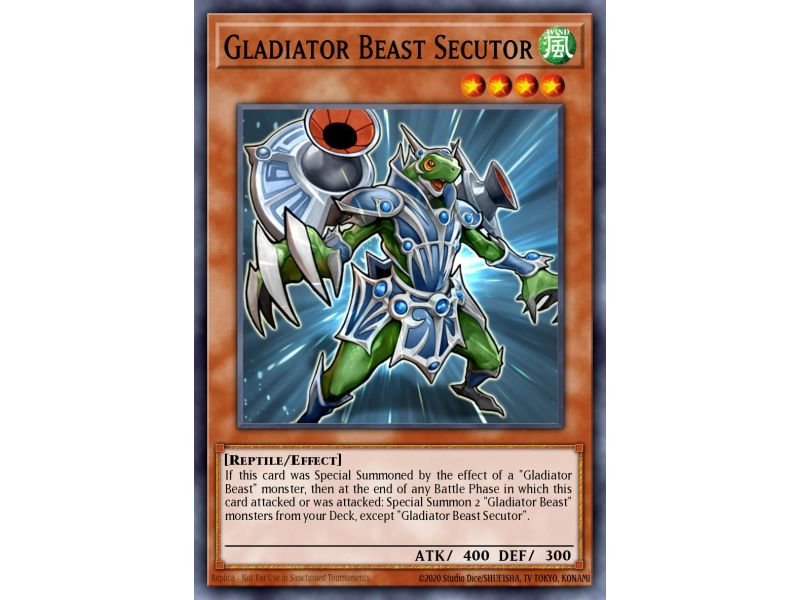 Gladiator Beast Secutor (Secret Rare)
