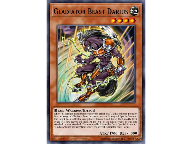 Gladiator Beast Darius (Secret Rare)