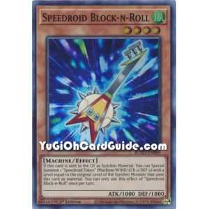 Speedroid Block-n-Roll (Super Rare) – Rise of the Duelist | Carta YUGIOH en México
