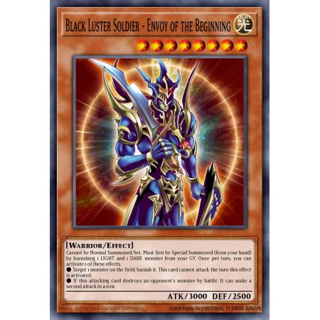 Black Luster Soldier - Envoy of the Beginning (Secret Rare)