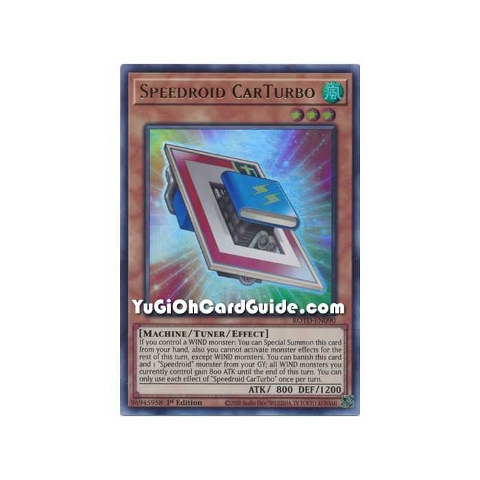 Speedroid CarTurbo (Ultra Rare) – Rise of the Duelist | Carta YUGIOH en México