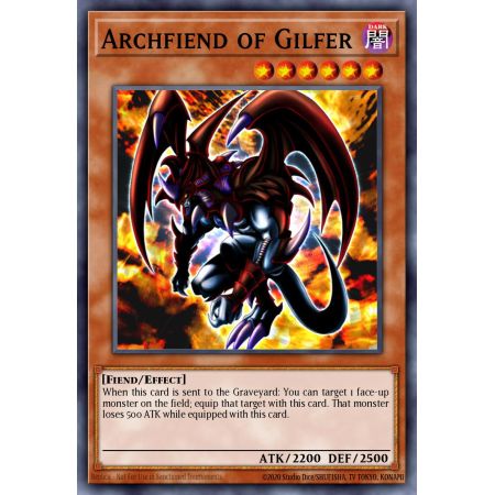 Archfiend of Gilfer (Rare)