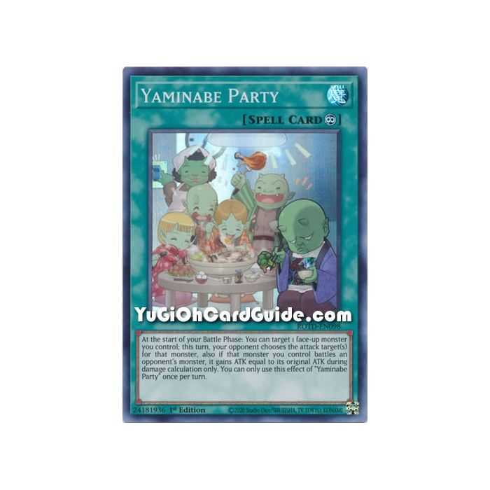 Yaminabe Party (Super Rare) – Rise of the Duelist | Carta YUGIOH en México