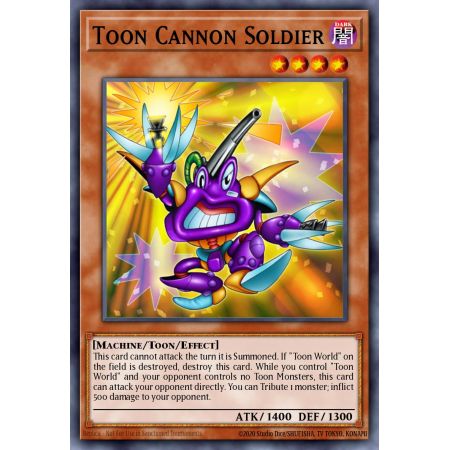 Toon Cannon Soldier (Rare)