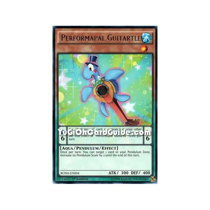 Performapal Guitartle (Rare) – Breakers of Shadow | Carta YUGIOH en México