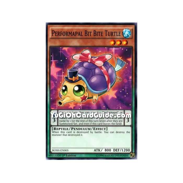 Performapal Bit Bite Turtle (Common) – Breakers of Shadow | Carta YUGIOH en México
