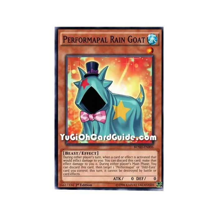 Performapal Rain Goat (Common) – Breakers of Shadow | Carta YUGIOH en México