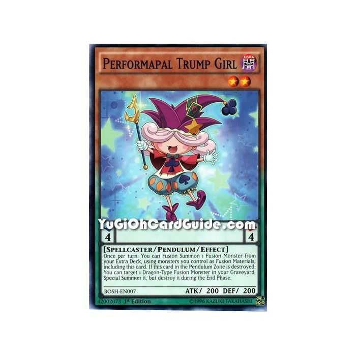Performapal Trump Girl (Common) – Breakers of Shadow | Carta YUGIOH en México