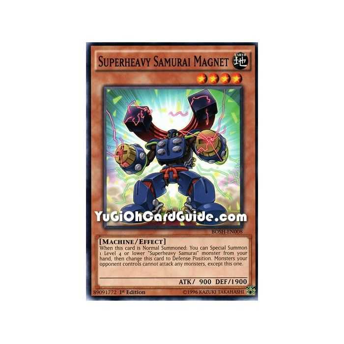 Superheavy Samurai Magnet (Common) – Breakers of Shadow | Carta YUGIOH en México