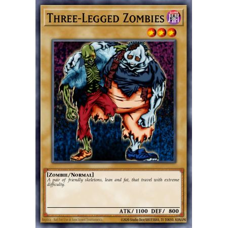 Three-Legged Zombies (Super Rare)