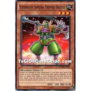 Superheavy Samurai Prepped Defense (Common) – Breakers of Shadow | Carta YUGIOH en México