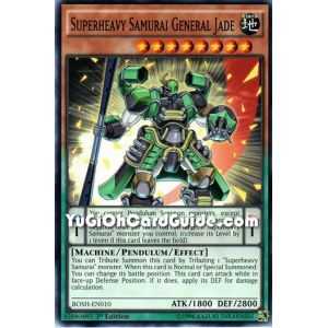 Superheavy Samurai General Jade (Common) – Breakers of Shadow | Carta YUGIOH en México
