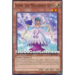 Score the Melodious Diva (Common) – Breakers of Shadow | Carta YUGIOH en México