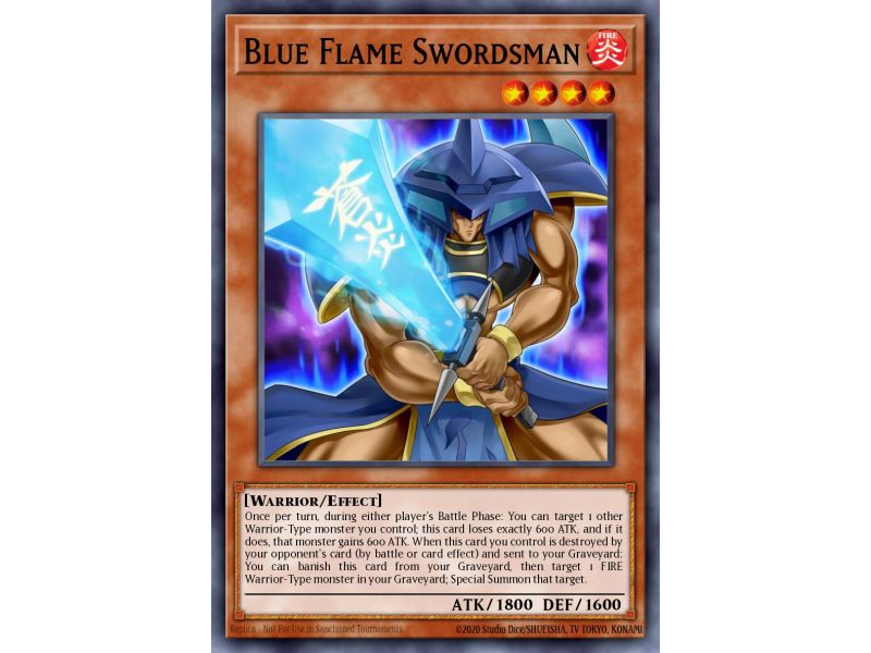 Blue Flame Swordsman (Ultra Rare)