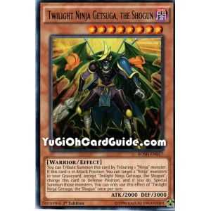 Twilight Ninja Getsuga, the Shogun (Rare) – Breakers of Shadow | Carta YUGIOH en México