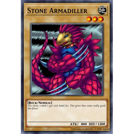 Stone Armadiller (Common)
