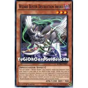 Wizard Buster Destruction Sword (Common) – Breakers of Shadow | Carta YUGIOH en México
