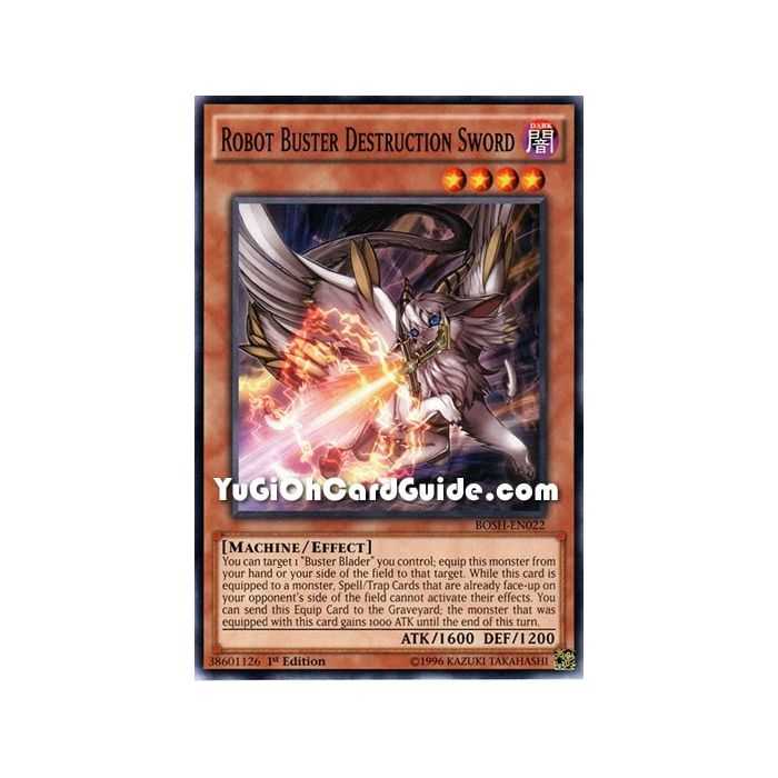 Robot Buster Destruction Sword (Common) – Breakers of Shadow | Carta YUGIOH en México