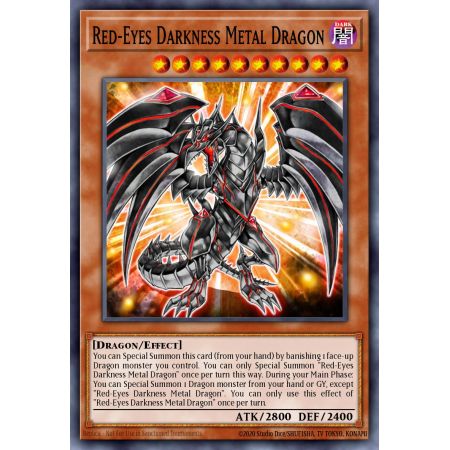 Red-Eyes Darkness Metal Dragon (Secret Rare)