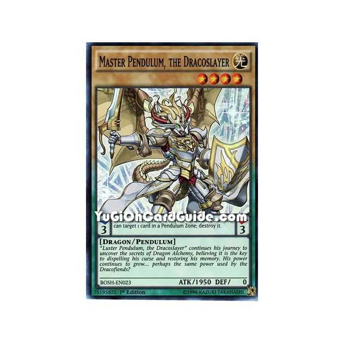 Master Pendulum, the Dracoslayer (Super Rare) – Breakers of Shadow | Carta YUGIOH en México