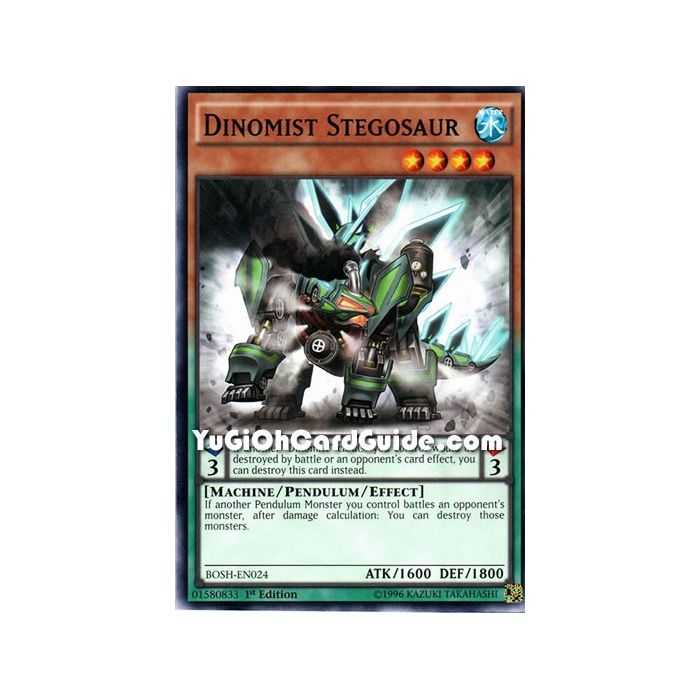 Dinomist Stegosaur (Common) – Breakers of Shadow | Carta YUGIOH en México