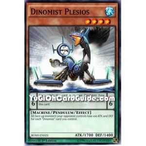 Dinomist Plesios (Common) – Breakers of Shadow | Carta YUGIOH en México