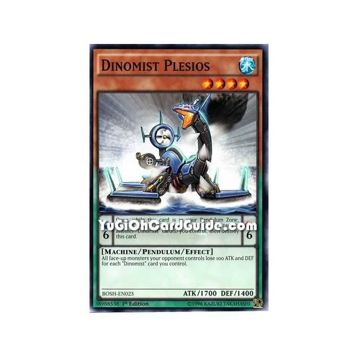 Dinomist Plesios (Common) – Breakers of Shadow | Carta YUGIOH en México