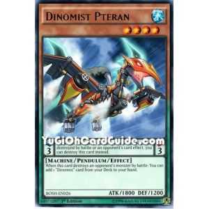 Dinomist Pteran (Rare) – Breakers of Shadow | Carta YUGIOH en México