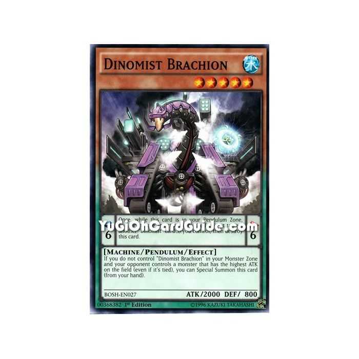 Dinomist Brachion (Common) – Breakers of Shadow | Carta YUGIOH en México