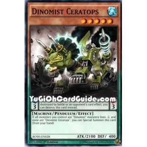 Dinomist Ceratops (Common) – Breakers of Shadow | Carta YUGIOH en México