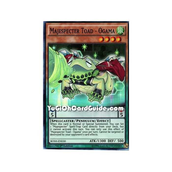 Majespecter Toad - Ogama (Super Rare) – Breakers of Shadow | Carta YUGIOH en México
