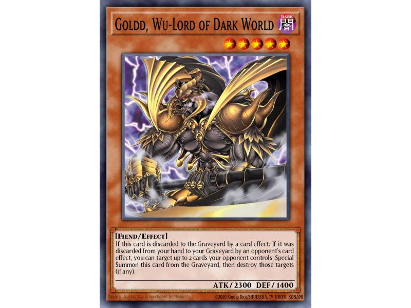 Goldd, Wu-Lord of Dark World (Secret Rare)