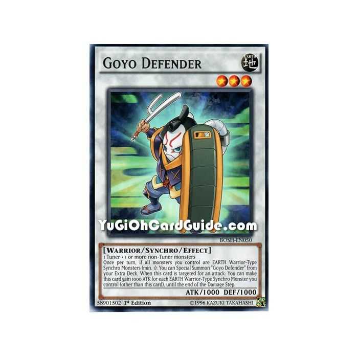 Goyo Defender (Rare) – Breakers of Shadow | Carta YUGIOH en México