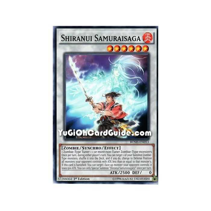 Shiranui Samuraisaga (Common) – Breakers of Shadow | Carta YUGIOH en México