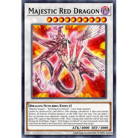 Majestic Red Dragon (Super Rare)