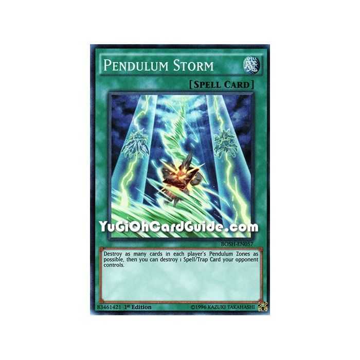 Pendulum Storm (Super Rare) – Breakers of Shadow | Carta YUGIOH en México