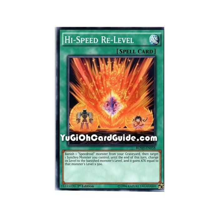 Hi-Speed Re-Level (Common) – Breakers of Shadow | Carta YUGIOH en México