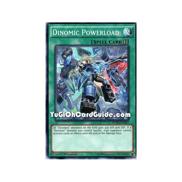 Dinomic Powerload (Common) – Breakers of Shadow | Carta YUGIOH en México