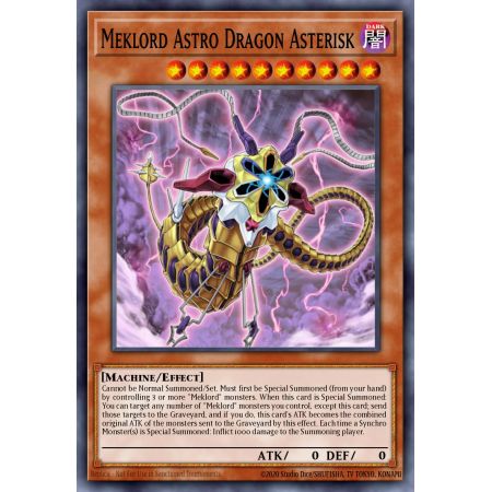 Meklord Astro Dragon Asterisk (Secret Rare)