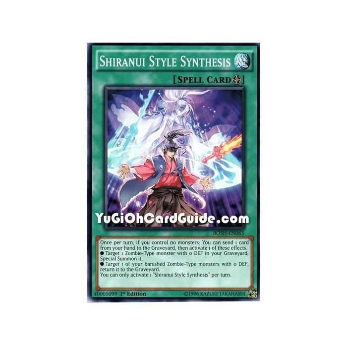 Shiranui Style Synthesis (Common) – Breakers of Shadow | Carta YUGIOH en México