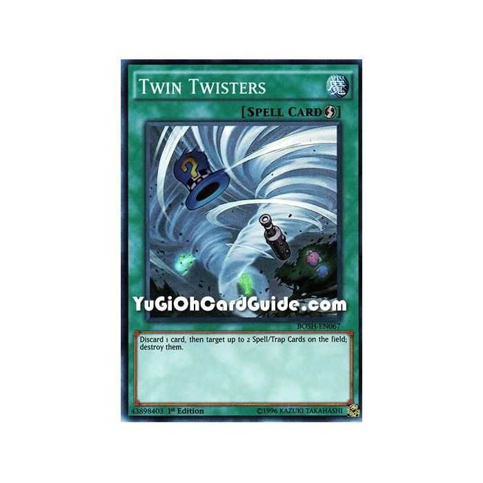 Twin Twisters (Super Rare) – Breakers of Shadow | Carta YUGIOH en México