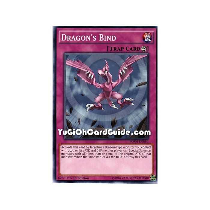 Dragon's Bind (Common) – Breakers of Shadow | Carta YUGIOH en México